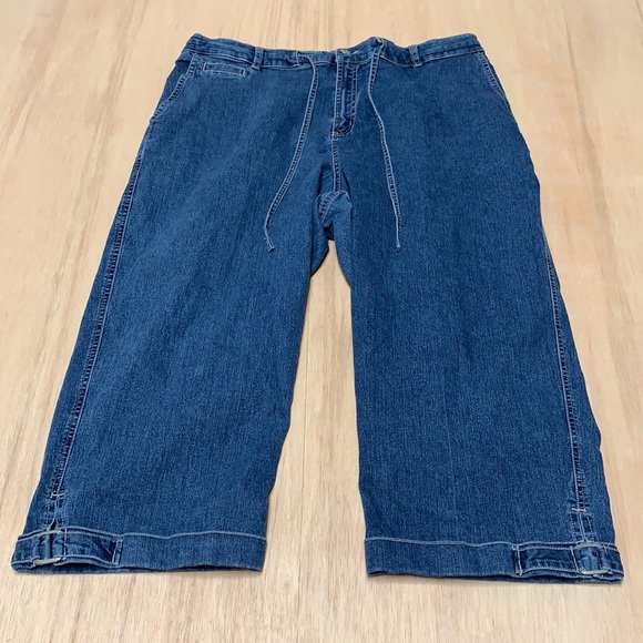 Erika cropped jeans women 18 blue relaxed - Picture 2 of 4